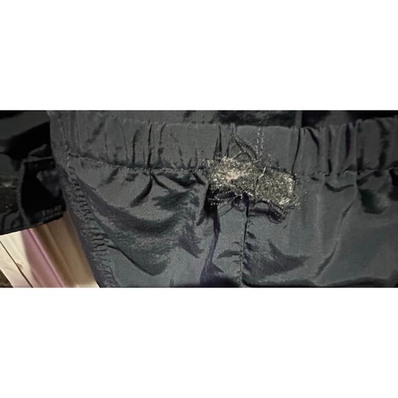 Vintage Eddie Bauer Windfoil Jacket Women’s L Hood Black Fleece Lined USA Zip - Picture 9 of 12